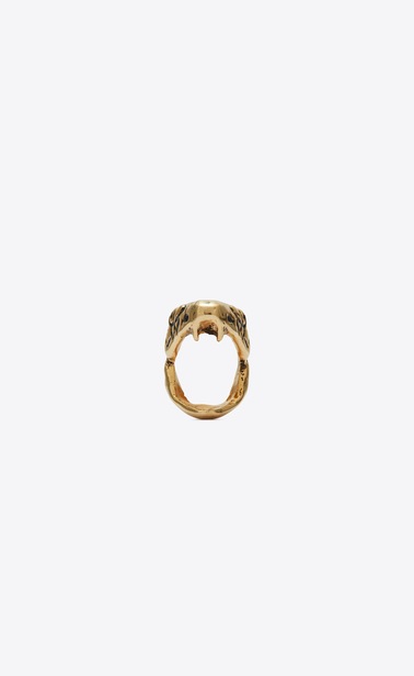 Anello Serpent in metallo argentato